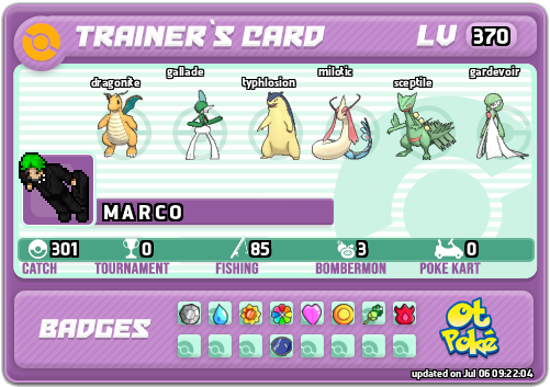 M A R C O Card otPokemon.com
