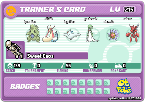 Sweet Caos Card otPokemon.com