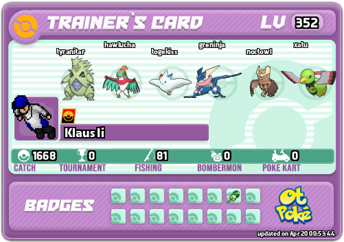 Klaus Ii Card otPokemon.com