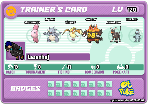 Lasanhaj Card otPokemon.com