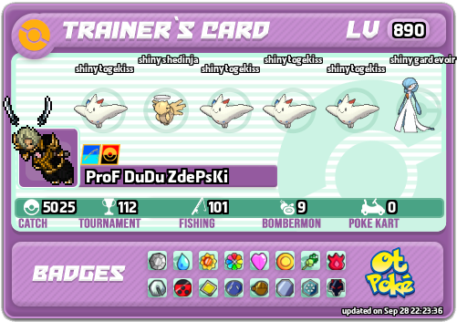 ProF DuDu ZdePsKi Card otPokemon.com