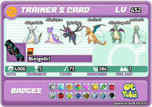 Bielgolkl Card otPokemon.com