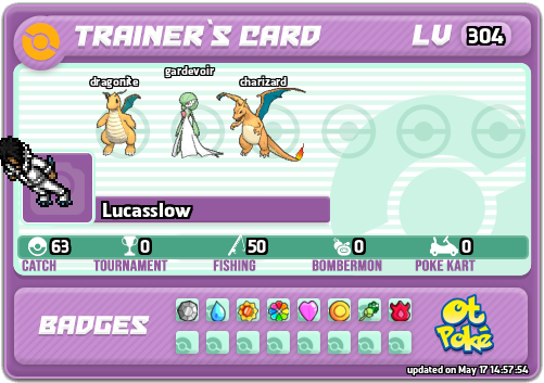 Lucasslow Card otPokemon.com