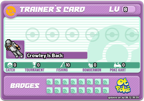 Crowley Is Back Card otPokemon.com