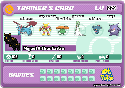 Miguel Arthur Castro Card otPokemon.com