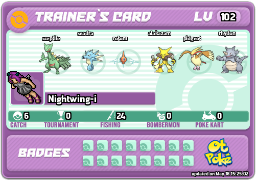Nightwing-i Card otPokemon.com