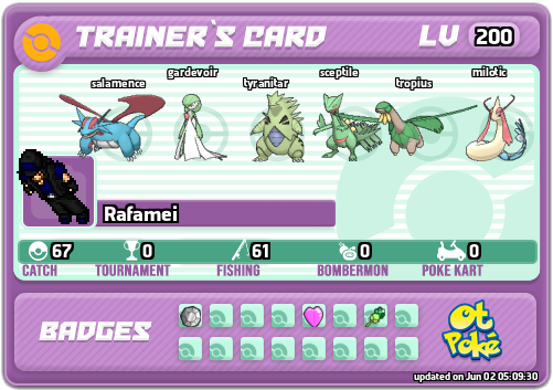 Rafamei Card otPokemon.com