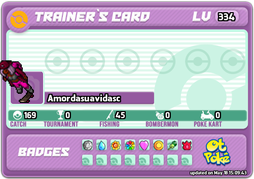 Amordasuavidasc Card otPokemon.com