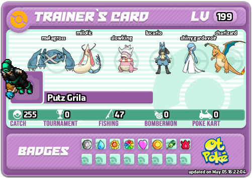 Putz Grila Card otPokemon.com
