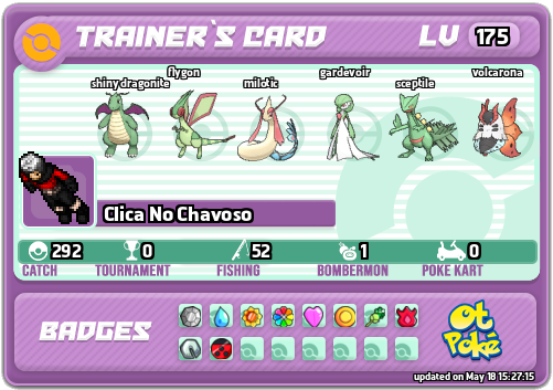 Clica No Chavoso Card otPokemon.com