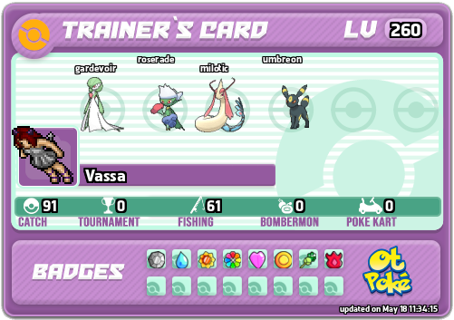 Vassa Card otPokemon.com