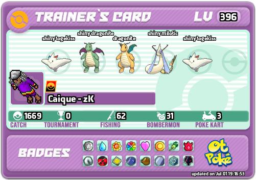 Caique - zK Card otPokemon.com
