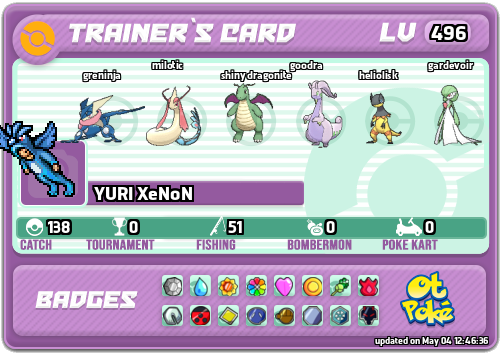 YURI XeNoN Card otPokemon.com