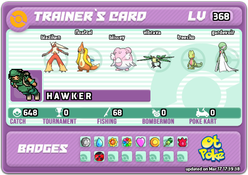 H A W K E R Card otPokemon.com