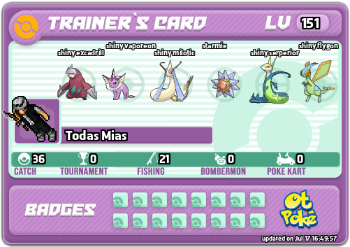 Todas Mias Card otPokemon.com