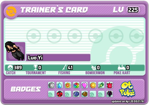 Luo Yi Card otPokemon.com