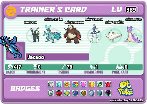 Jacaoo Card otPokemon.com