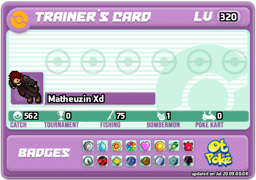 Matheuzin Xd Card otPokemon.com