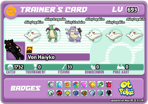 Von Haiyko Card otPokemon.com