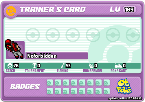 Noforbidden Card otPokemon.com