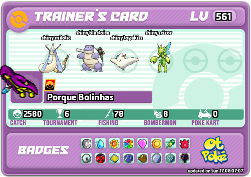 Porque Bolinhas Card otPokemon.com