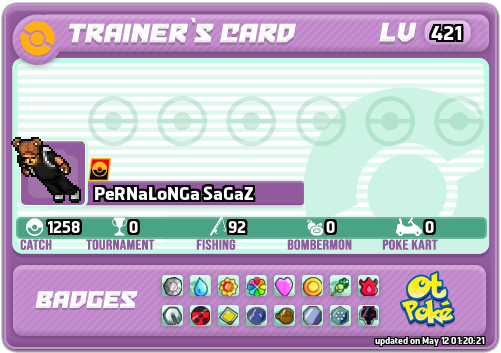 PeRNaLoNGa SaGaZ Card otPokemon.com