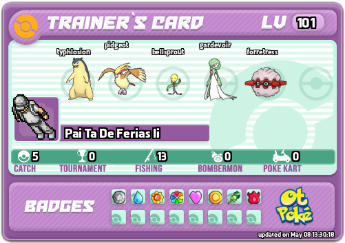 Pai Ta De Ferias Ii Card otPokemon.com