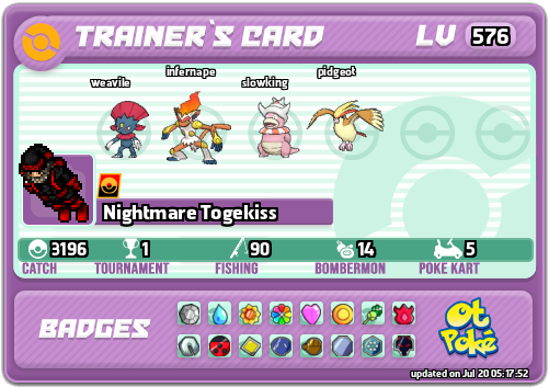 Nightmare Togekiss Card otPokemon.com