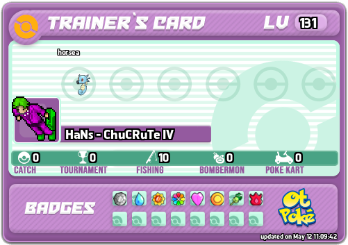 HaNs - ChuCRuTe IV Card otPokemon.com