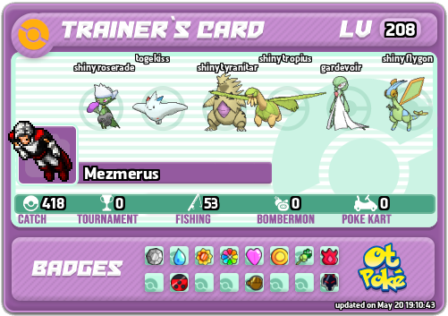 Mezmerus Card otPokemon.com