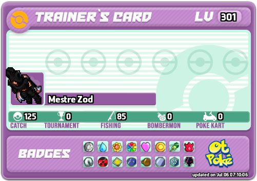 Mestre Zod Card otPokemon.com