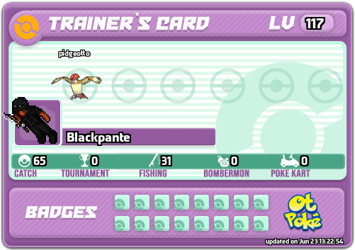 Blackpante Card otPokemon.com