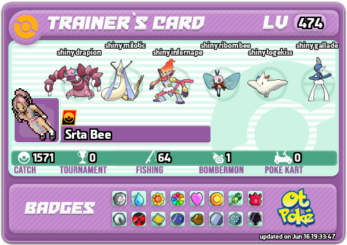 Srta Bee Card otPokemon.com