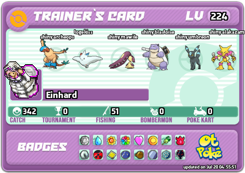 Einhard Card otPokemon.com