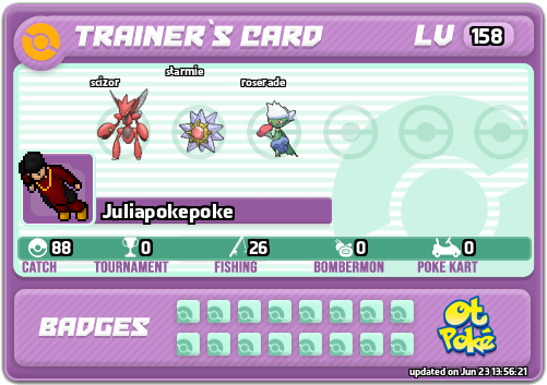 Juliapokepoke Card otPokemon.com