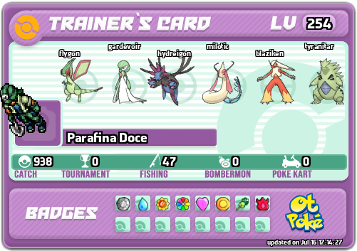 Parafina Doce Card otPokemon.com