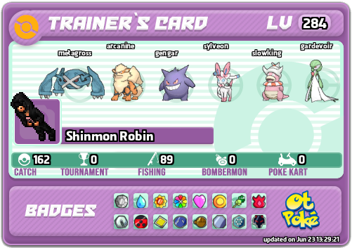 Shinmon Robin Card otPokemon.com