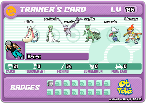 B-e-e Card otPokemon.com