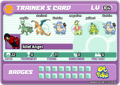 Allef Angel Card otPokemon.com