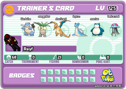 Rayf Card otPokemon.com