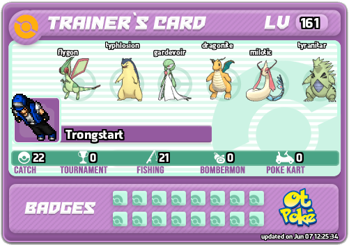 Trongstart Card otPokemon.com