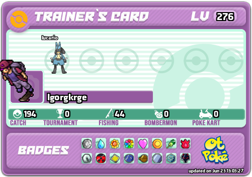 Igorgkrge Card otPokemon.com