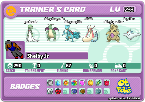 Shelby Jr Card otPokemon.com