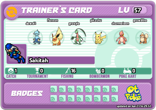 Sakitah Card otPokemon.com