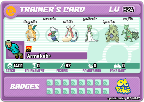 Armakebr Card otPokemon.com