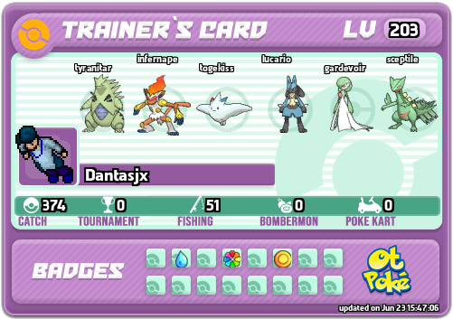 Dantasjx Card otPokemon.com