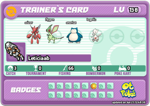 Leticiaab Card otPokemon.com
