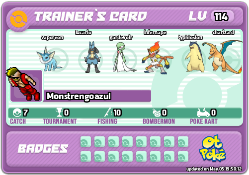 Monstrengoazul Card otPokemon.com