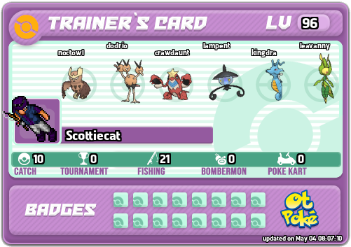 Scottiecat Card otPokemon.com