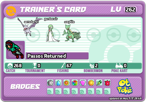 Passos Returned Card otPokemon.com